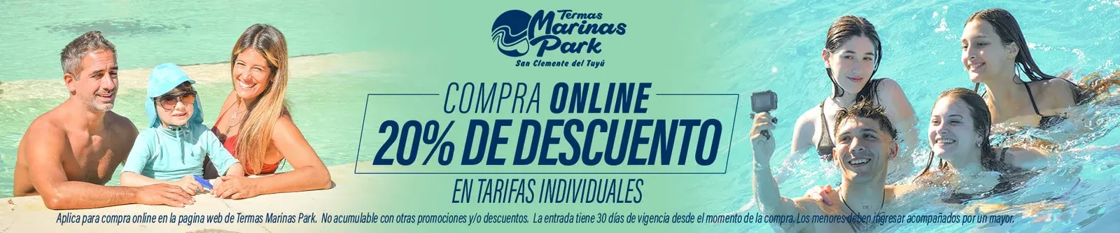 Promoción Especial Termas Marinas Park